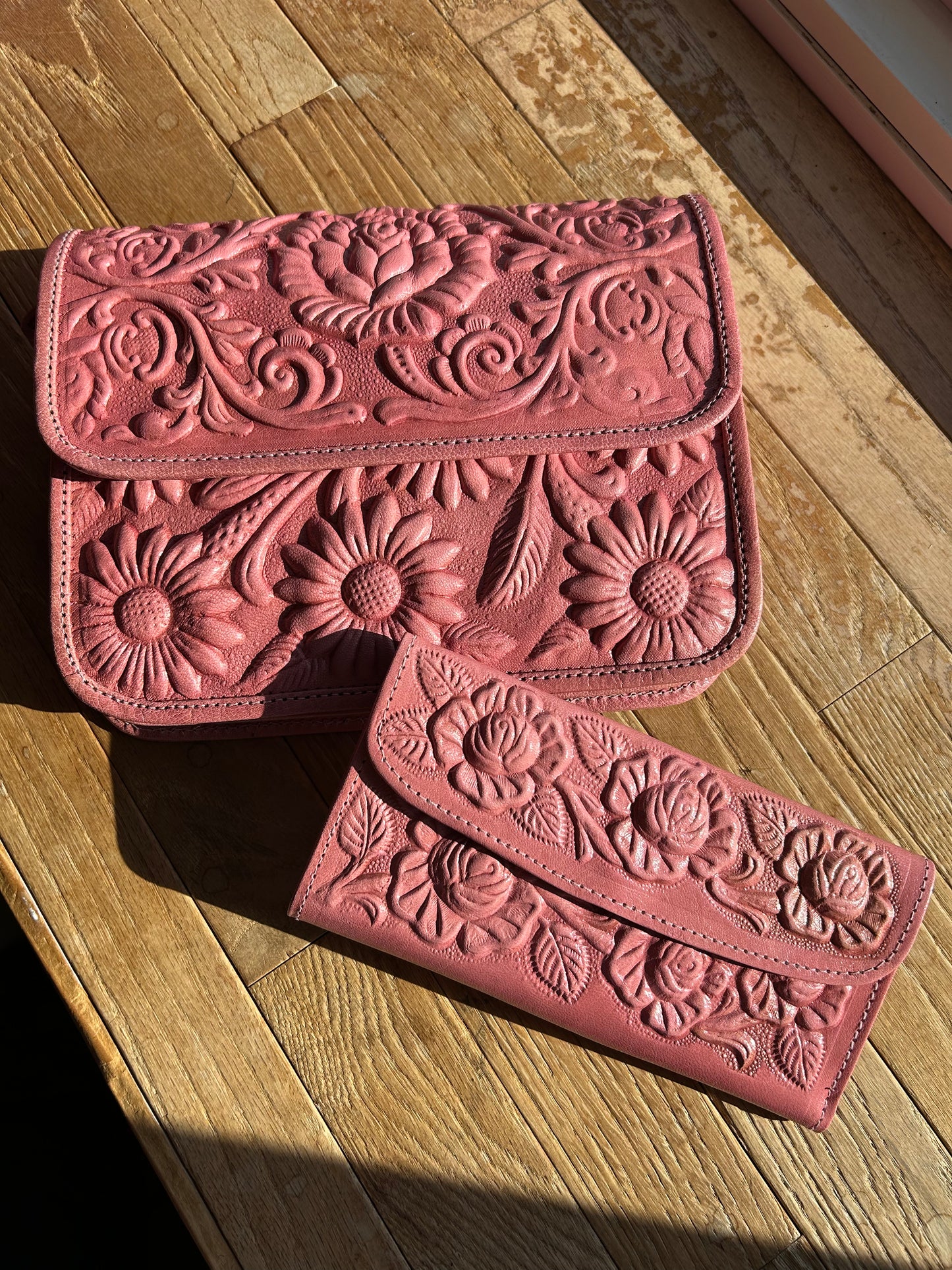 Kalli HandBag & Wallet - Rosa Palo