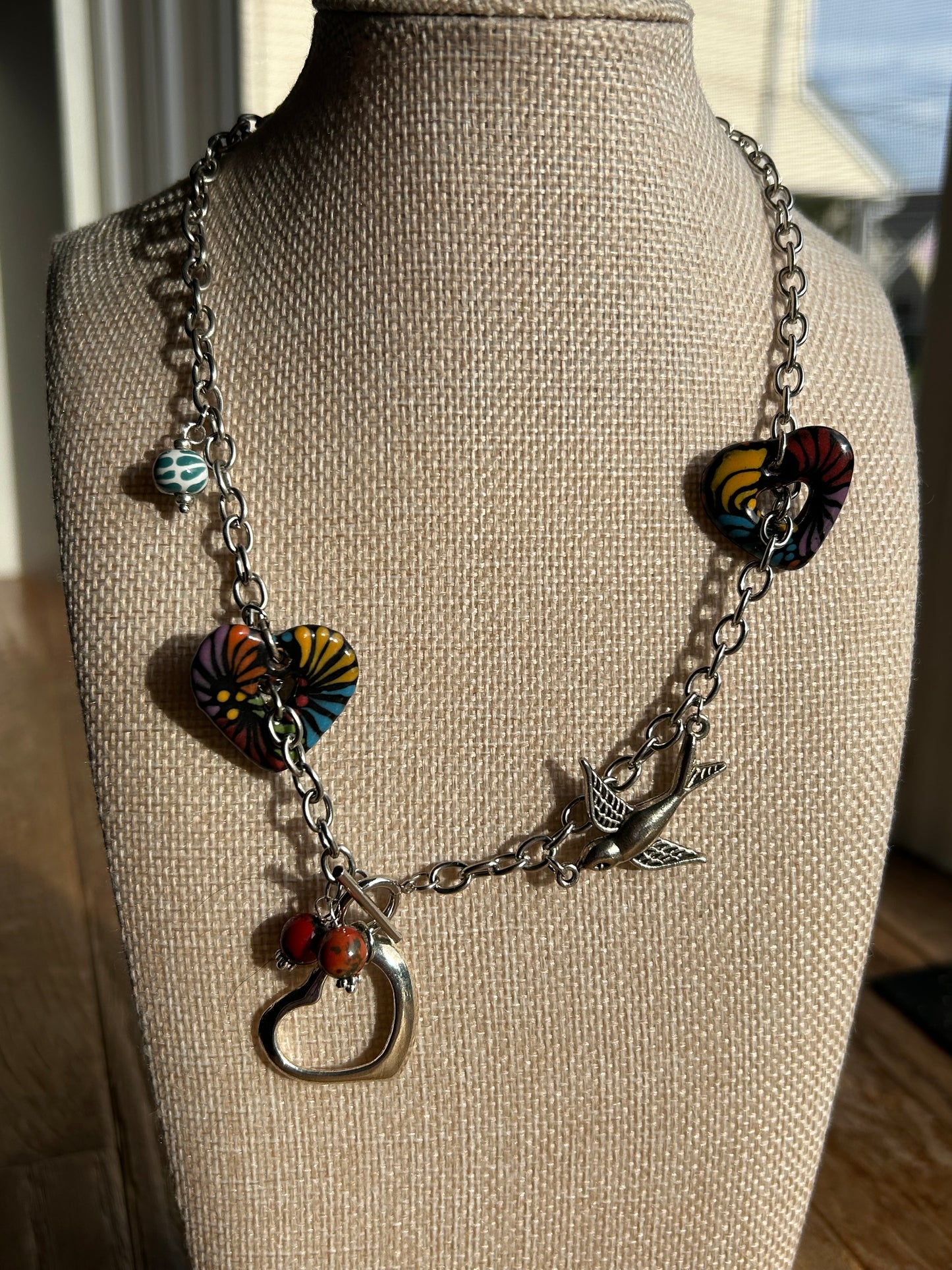 HummingBird Talavera Necklace Black