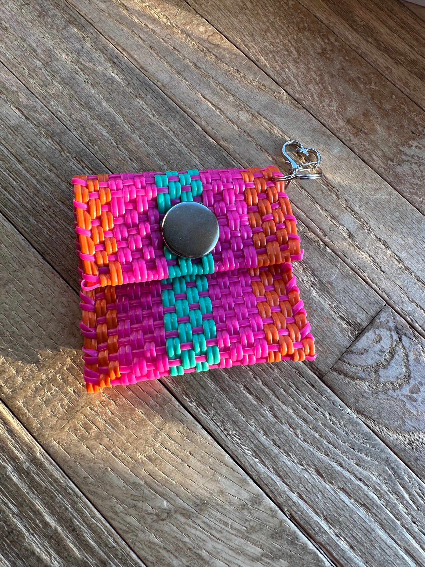 Mini Monedero Plastic - Orange, Pink, Blue