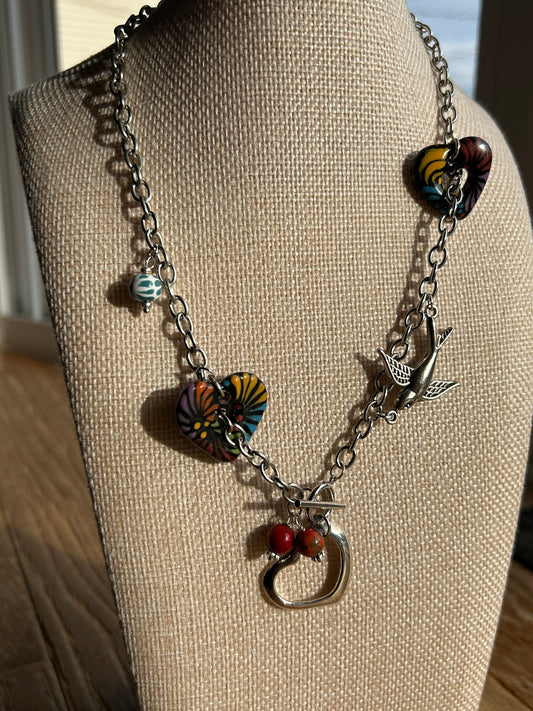 HummingBird Talavera Necklace Black