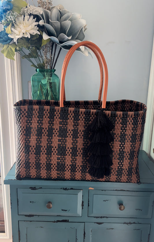 Cafecito Open Jumbo Tote Handwoven Bag